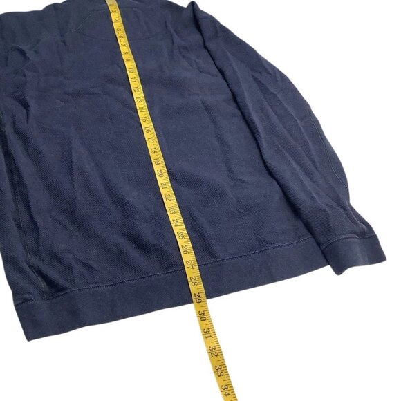 Tommy Bahama 1/4 Zip Blue/Maroon ReversibleLong Sleeve Sweater Adult Size Large - Picture 6 of 9